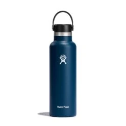 Hydro Flask 21 Oz Standard Mouth Water Bottle 22 Hydro Flask 21 Oz Standard Mouth Water Bottle -Outdoor Sports Store S21SX464 Indigo StraightOn