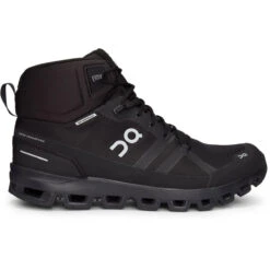 On Running Men's Cloudrock Waterproof -Outdoor Sports Store Small PNG FW19 Cloudrock Waterproof All Black M Pack Shot 1